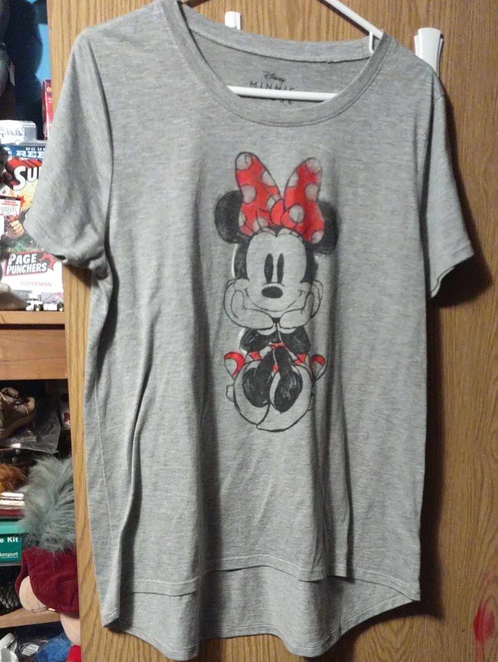 Disney Minnie Mouse Gray Tee